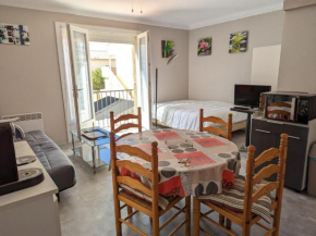 Studio rénové avec balcon, clim, proche plage, Parking, pour 3/4 pers. - FR-1-797-45